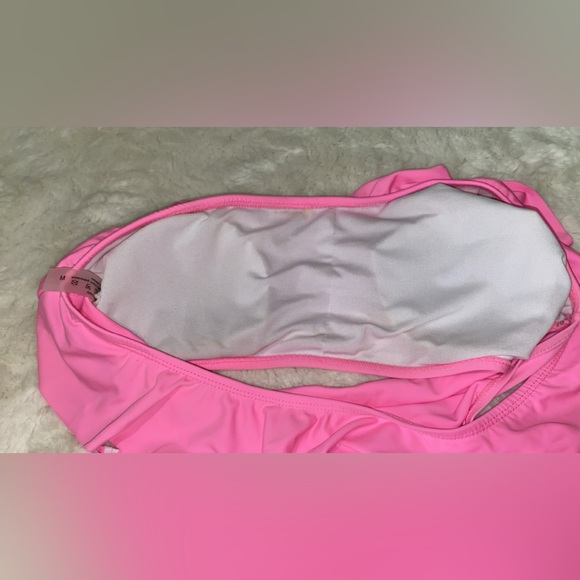 Pink One-Shoulder Bikini Set - Picture 3 of 5